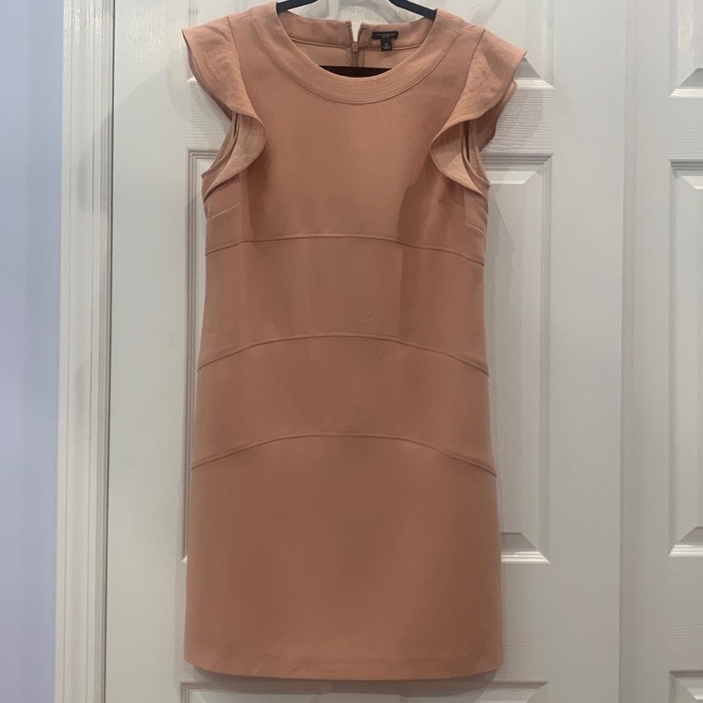 Ann Taylor Peach Midi Dress